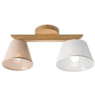 Attached chandelier ANTONIO 2xE14/40W/230V oak - Chandelier
