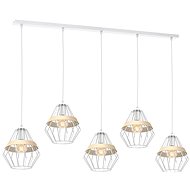 Chandelier on cable CLIF 5xE27/60W/230V - Chandelier