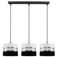 CORAL 3xE27/60W/230V black and white - Chandelier