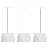 Chandelier on cable DIAMENT 3xE27/60W/230V white - Chandelier