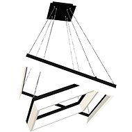 LED chandelier on cable NERO 2xLED/80W/230V - Chandelier