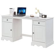 DANISH Style Meliss 160 cm, fehér - Íróasztal