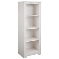 DANISH STYLE Brix, 135 cm, bílá - Knihovna