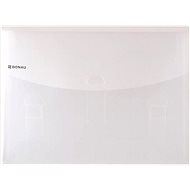 DONAU A4, 4 parts, transparent - Document Folder
