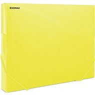 DONAU Propyglass A4 - Transparent, Yellow - Document Folders