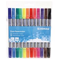 DONAU Duo Set of 12 Colours - Felt Tip Pens