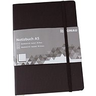 DONAU A5 96 sheets, square, black - Journal