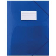 DONAU A4 Dokumentenmappe aus PP - blau - Dokumentenmappe
