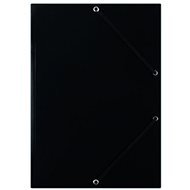 DONAU A4 Cardboard, Black - Document Folders