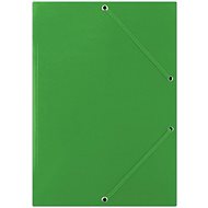 DONAU A4 Dokumentenmappe aus Karton - grün - Dokumentenmappe