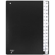 DONAU A4 1-31, Black - Document Folder