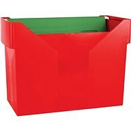 DONAU Box A4 rot + Hängeregister 5 Stück - Dokumentenmappe