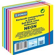 DONAU 76 x 76mm, 400 Sheets, Neon-pastel - Sticky Notes