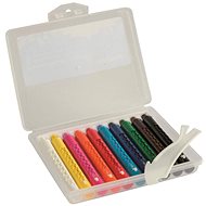 DONAU Waterproof Crayons with Scraper - Pack of 10 - Wax Crayons