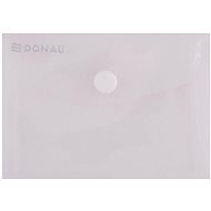 DONAU plastic, folding, with button, A7, clear - pack 10 pcs - Document Folder
