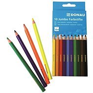 DONAU Jumbo, törhetetlen, 10 szín - Színes ceruza