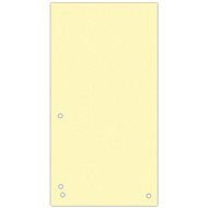 DONAU žltý, papierový, 1/3 A4, 235 × 105 mm – balenie 100 ks - Roztrieďovač