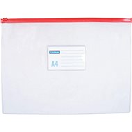 DONAU plastic, zipped, A4, clear - pack of 24 - Document Folder