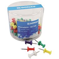 DONAU nástěnkové, 60 ks, mix barev - Pins
