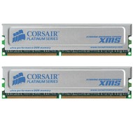 512MB (KIT 2x256MB) DDR 400MHz PC3200 CL2-2-2-5 Corsair TWINX XMS XL Platinum BOX - vhodné pro DualC - -