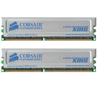2GB (KIT 2x1GB) DDR 500MHz PC4000 CL3-4-4-8 Corsair TWINX XMS Platinum BOX - vhodné pro DualChannel - -