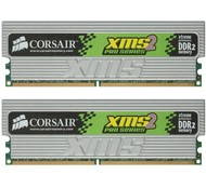 1GB (KIT 2x512MB) DDR2 533MHz PC4300 CL3-3-3-8 Corsair TWINX XMS2 PRO Platinum BOX, LED diody - vhod - -