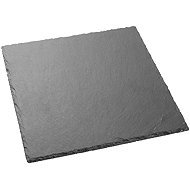 DOCHTMANN Slate plate for serving food, square 30 × 30 cm - Serving Board
