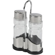 DOCHTMANN Salt and pepper set with stand 2 × 30 ml - Condiments Tray
