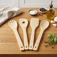 DOCHTMANN Kitchen utensils bamboo 4 pcs - Kitchen Utensil Set