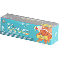 DOCHTMANN Food freezer bags 1 l, zipper system, 15 pcs - Freezer Bags