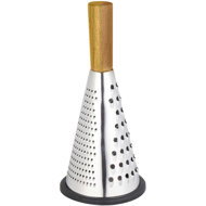 DOCHTMANN Multi-purpose kitchen grater, bamboo handle 26 × 12 cm - Grater