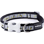 Red Dingo Bumble Bee Black 12 mm x 20-32 cm - Dog Collar
