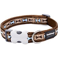 Red Dingo Bone Yard Brown 20 mm x 30-47 cm - Dog Collar