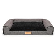 Dogeste corduroy bed XXL, black - Pet Bed