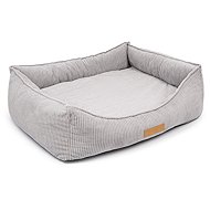 Dogeste orthopaedic bed FLEX XXL corduroy, grey - Pet Bed