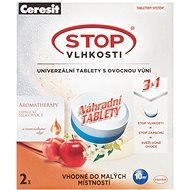 CERESIT - Stop vlhkosti, Micro 3 v 1, energické ovocie, náhradné tablety, 2× 300 g - Pohlcovač vlhkosti