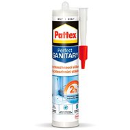 PATTEX Quick-drying sanitary silicone, white 280 ml - Silicone