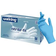 WALKING Nitrile Fit 100 pcs, nitrile, blue, XL - Gloves