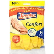 SPONTEX Confort size M, 2 pairs - Rubber Gloves