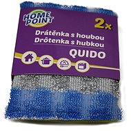 HP Quido with Sponge 2 pcs, 12,5×9×4cm - Steel wool