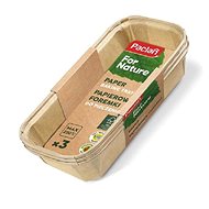 PACLAN Paper Baking Tray, 3 pcs, Biodegradable - Baking Mould
