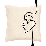ATMOSPHERA Pillowcase Visage White 40 × 40 cm - Pillowcase