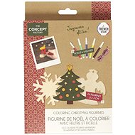 CMP Christmas decorative figures to colour - Christmas Ornaments
