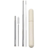 ECOCARE Ecological telescopic straw Silver 1 piece - Straw