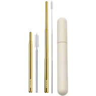 ECOCARE Ecological telescopic straw Gold 1 pcs - Straw