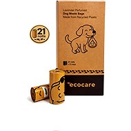 ECOCARE dog excrement bags with lavender scent 21 pcs - Dog Poop Bags