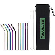 ECOCARE Metal straws short mix 10 pcs - Straw