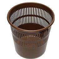 HOMEPOINT Waste Bin, perforated, brown - Rubbish Bin