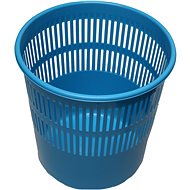 HOMEPOINT Waste Bin Perforated Blue - Rubbish Bin
