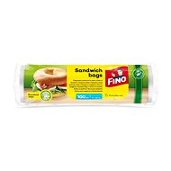 FINO Snack bags with clip (18 × 28 cm) 100 pcs - Snack Bags